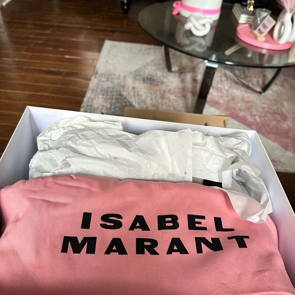 Balskee Isabel Marant Black and Cream Sneakers - Picture 5 of 7